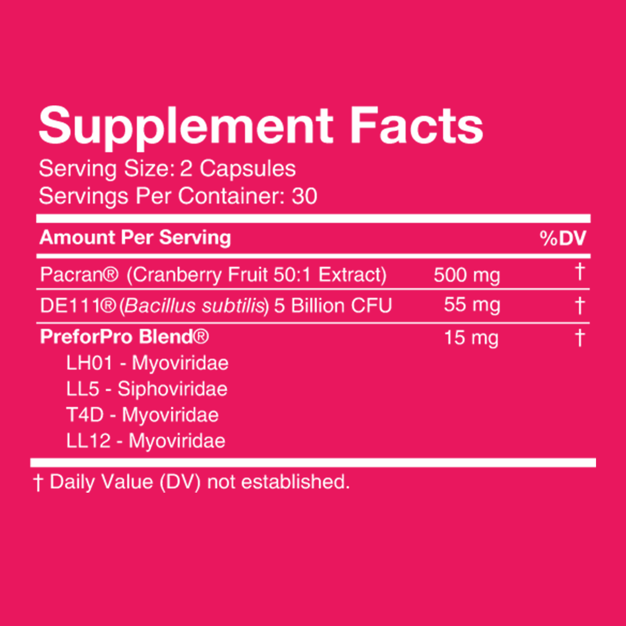 7 Supplement Facts